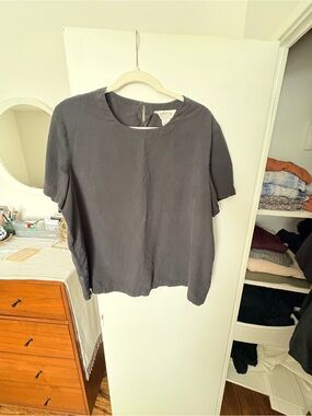 Orvis Women's Short-Sleeve Crewneck Silk Blouse